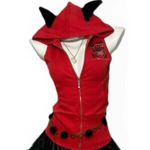 Women’s Red Sleeveless Top